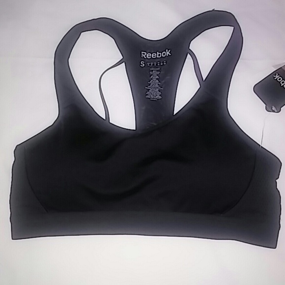 Reebok black mesh back racetrack sport bra - Picture 7 of 7